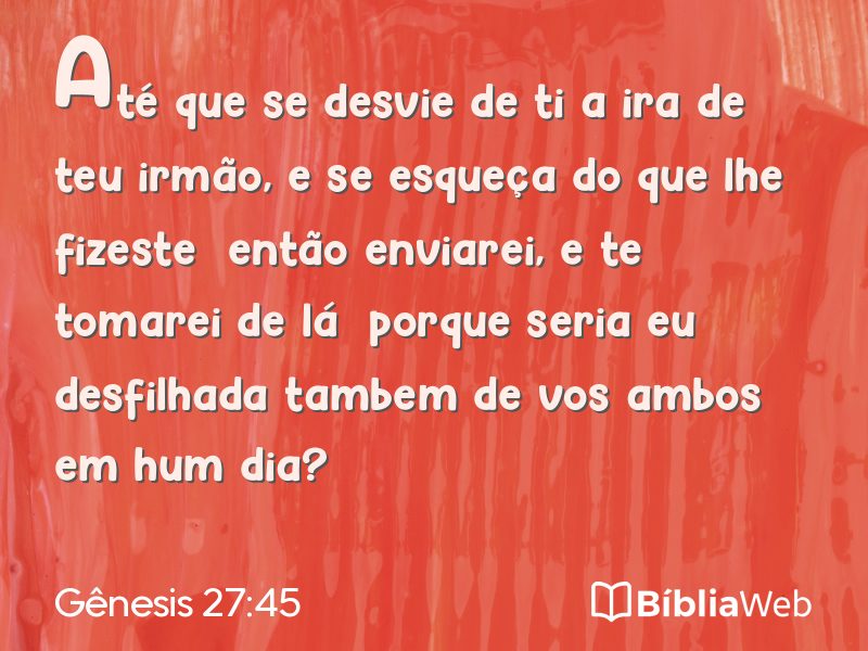 Gênesis 27:45 em imagem para compartilhar