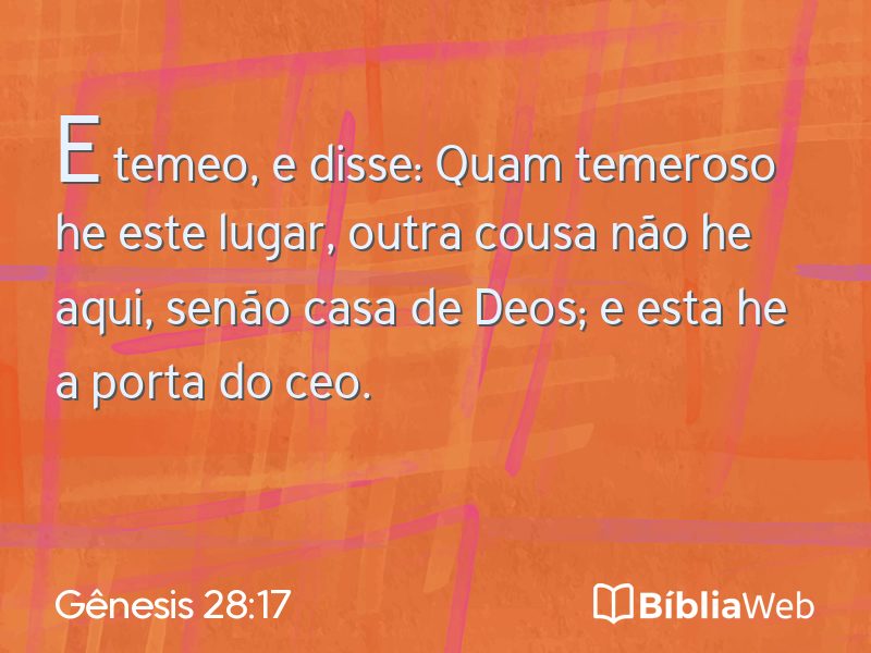 Gênesis 28:17 em imagem para compartilhar
