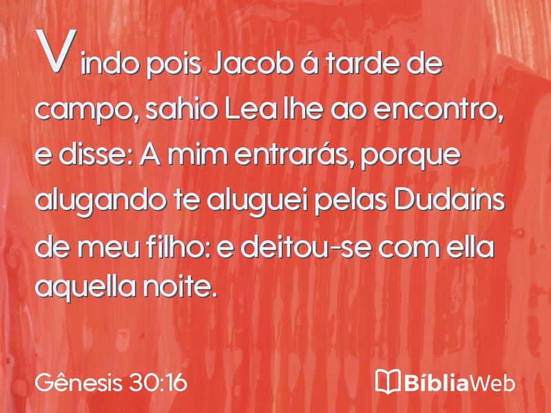 Gênesis 30:16 em imagem para compartilhar