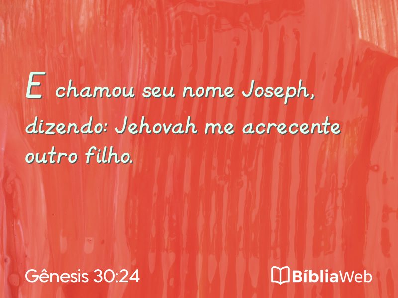 Gênesis 30:24 em imagem para compartilhar