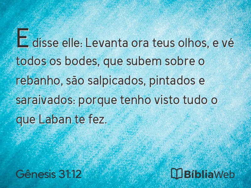 Gênesis 31:12 em imagem para compartilhar