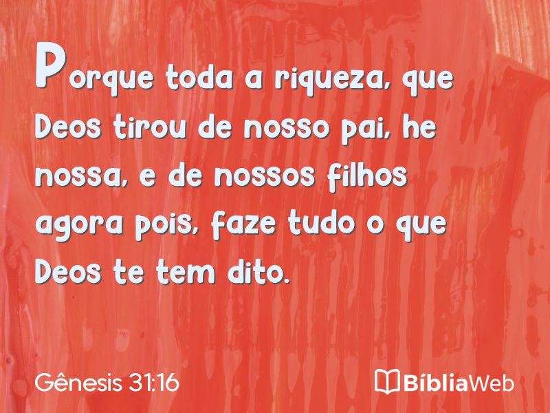 Gênesis 31:16 em imagem para compartilhar