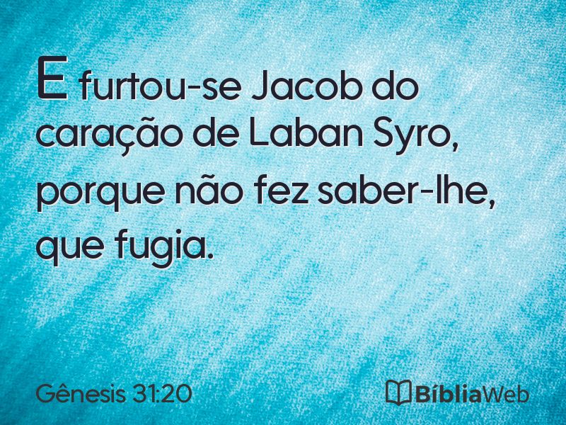 Gênesis 31:20 em imagem para compartilhar