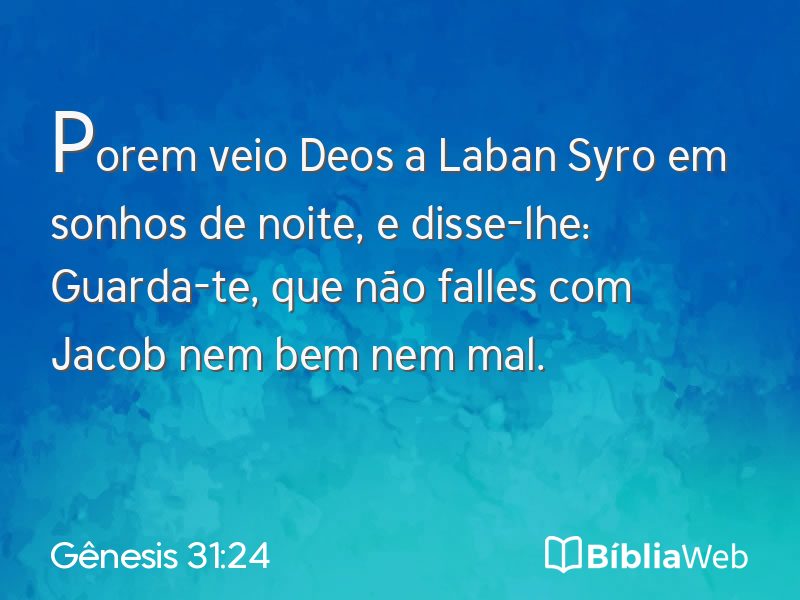 Gênesis 31:24 em imagem para compartilhar