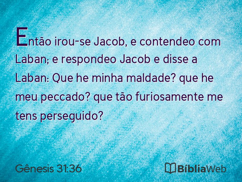 Gênesis 31:36 em imagem para compartilhar