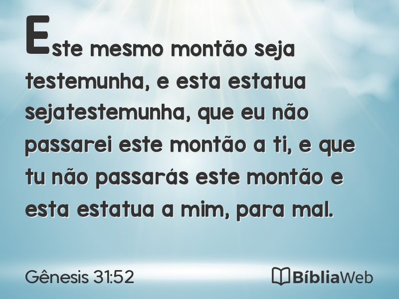 Gênesis 31:52 em imagem para compartilhar