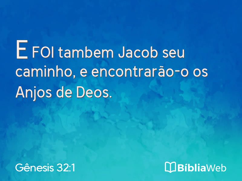 Gênesis 32:1 em imagem para compartilhar