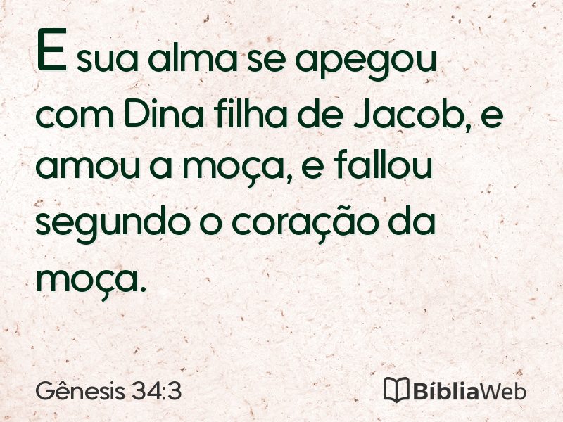 Gênesis 34:3 em imagem para compartilhar