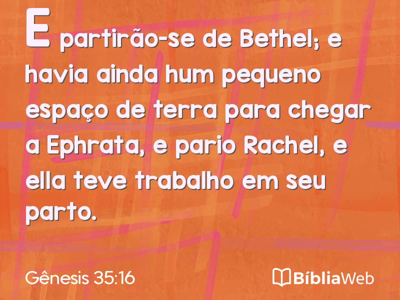 Gênesis 35:16 em imagem para compartilhar