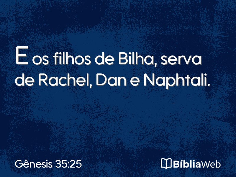 Gênesis 35:25 em imagem para compartilhar
