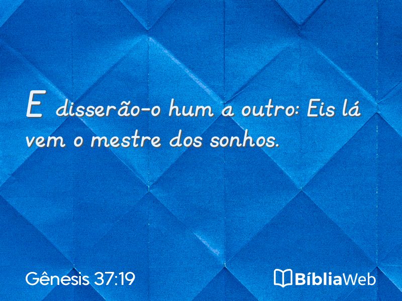 Gênesis 37:19 em imagem para compartilhar