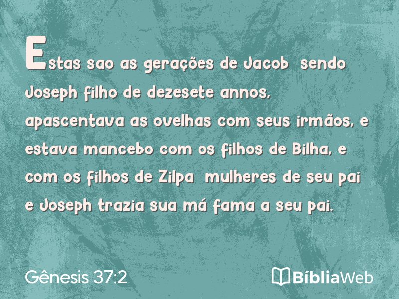 Gênesis 37:2 em imagem para compartilhar