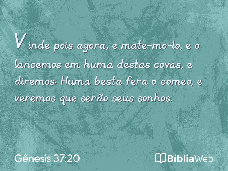 Gênesis 37:20 em imagem para compartilhar