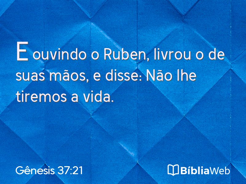 Gênesis 37:21 em imagem para compartilhar