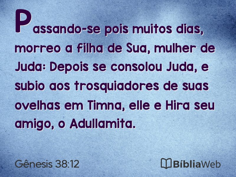Gênesis 38:12 em imagem para compartilhar