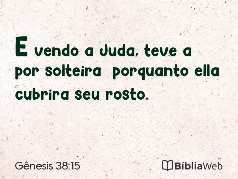 Gênesis 38:15 em imagem para compartilhar