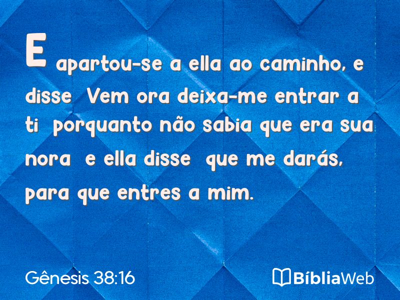 Gênesis 38:16 em imagem para compartilhar