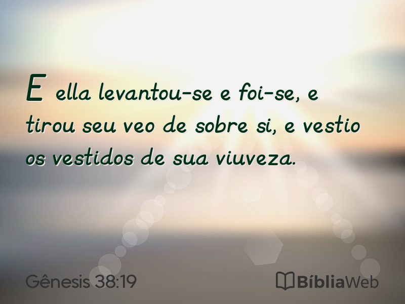 Gênesis 38:19 em imagem para compartilhar