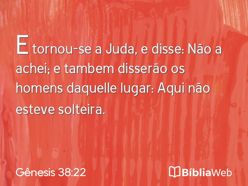 Gênesis 38:22 em imagem para compartilhar