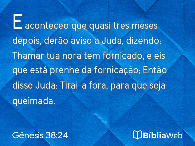 Gênesis 38:24 em imagem para compartilhar