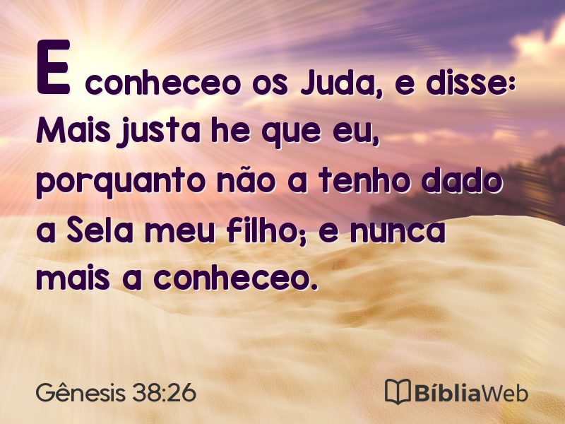 Gênesis 38:26 em imagem para compartilhar