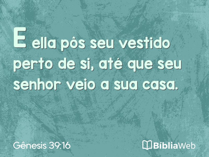Gênesis 39:16 em imagem para compartilhar