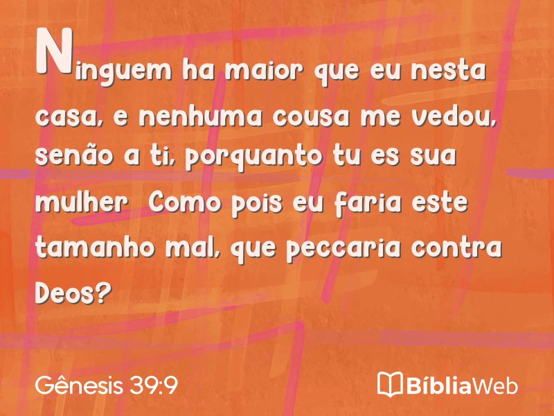 Gênesis 39:9 em imagem para compartilhar