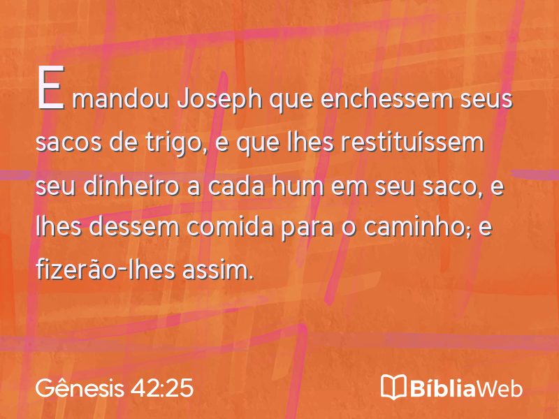 Gênesis 42:25 em imagem para compartilhar