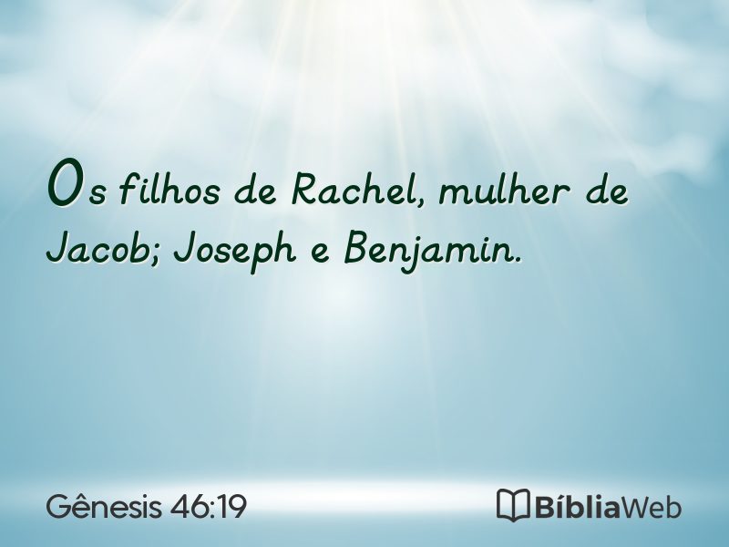 Gênesis 46:19 em imagem para compartilhar