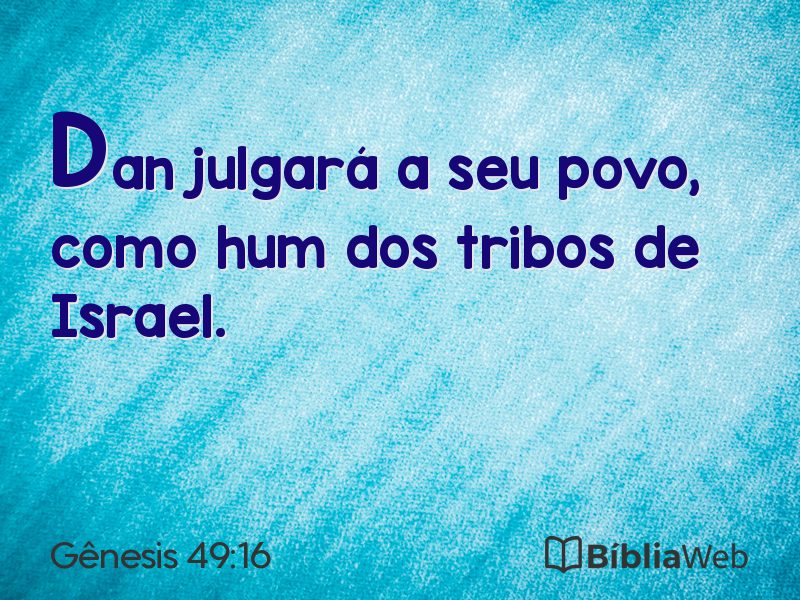 Gênesis 49:16 em imagem para compartilhar