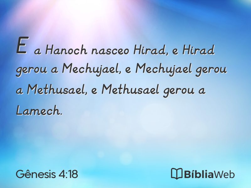 Gênesis 4:18 em imagem para compartilhar