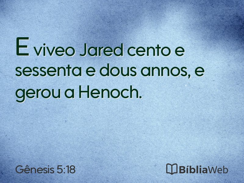 Gênesis 5:18 em imagem para compartilhar
