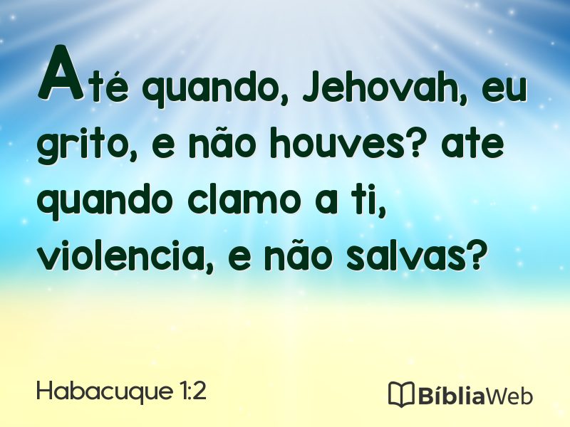 Habacuque 1:2 em imagem para compartilhar