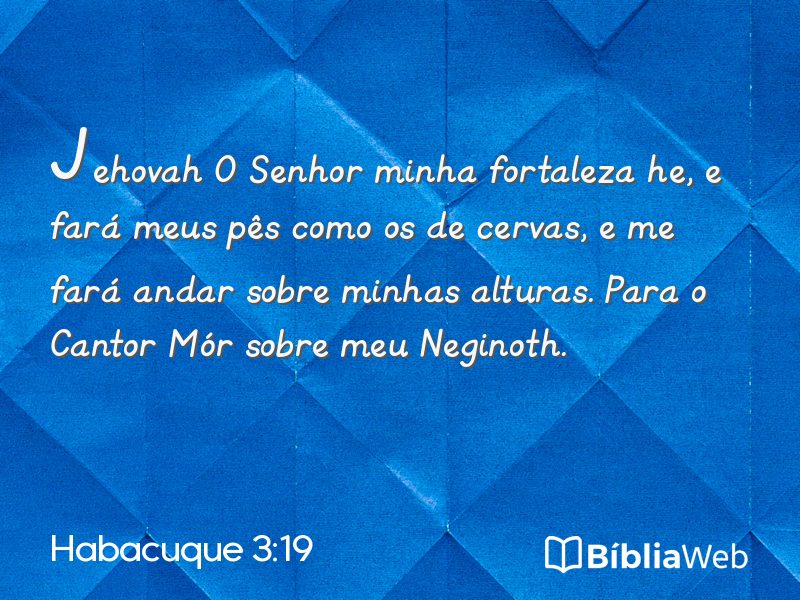 Habacuque 3:19 em imagem para compartilhar