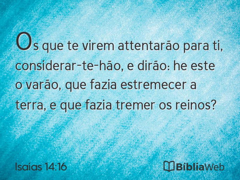 Isaías 14:16 em imagem para compartilhar