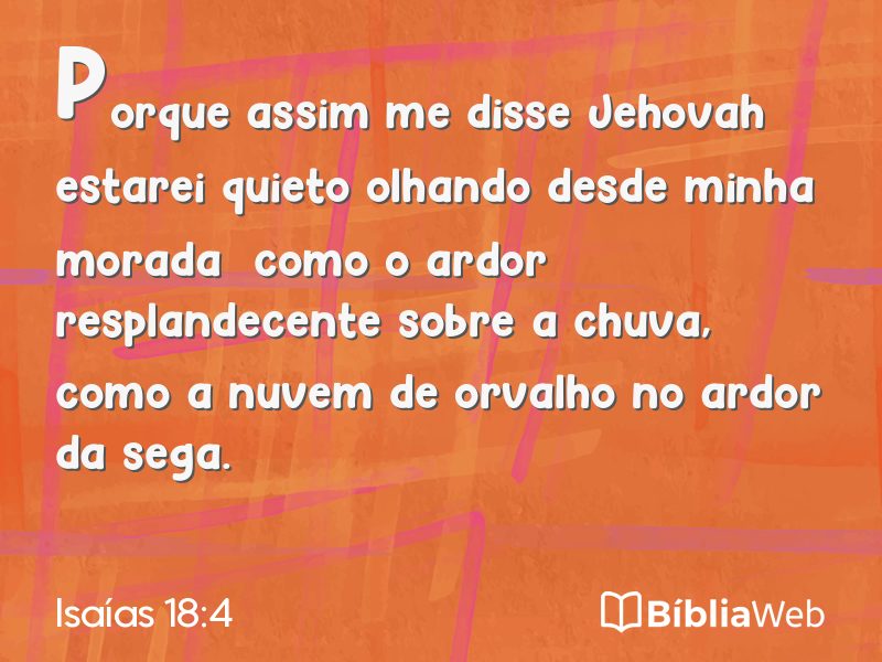 Isaías 18:4 em imagem para compartilhar