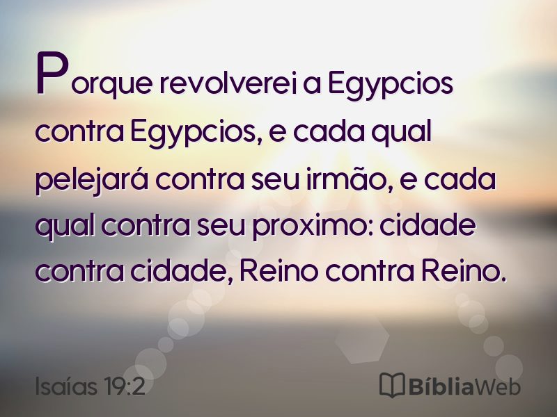Isaías 19:2 em imagem para compartilhar
