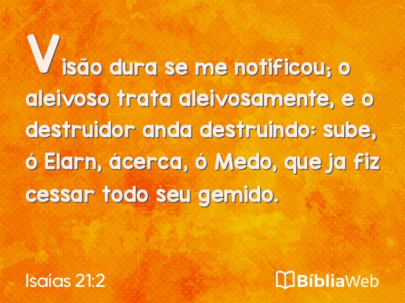 Isaías 21:2 em imagem para compartilhar