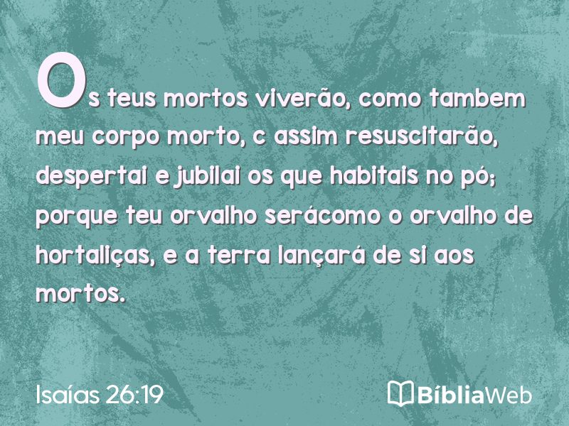 Isaías 26:19 em imagem para compartilhar