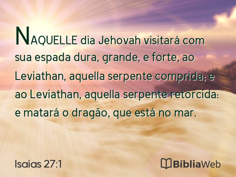 Isaías 27:1 em imagem para compartilhar