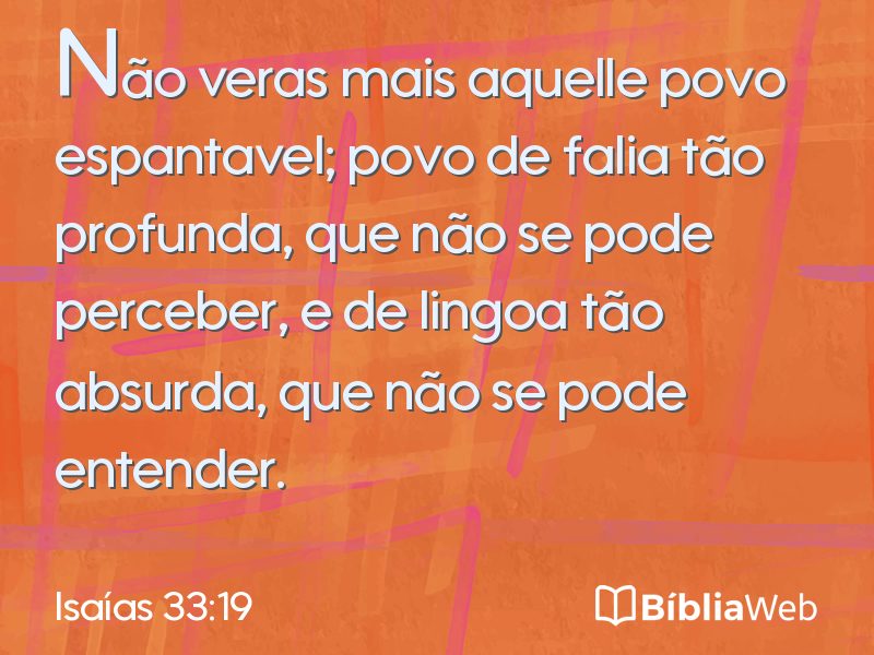 Isaías 33:19 em imagem para compartilhar