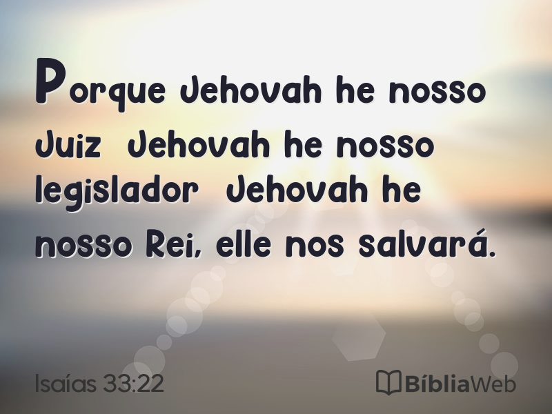 Isaías 33:22 em imagem para compartilhar