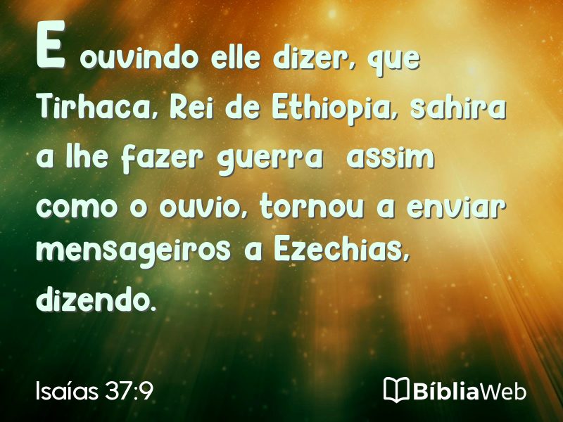Isaías 37:9 em imagem para compartilhar