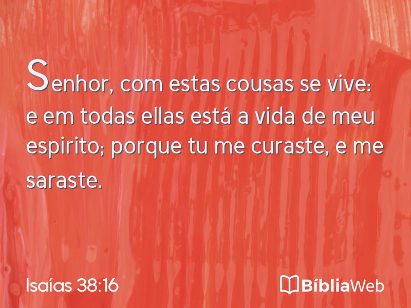 Isaías 38:16 em imagem para compartilhar