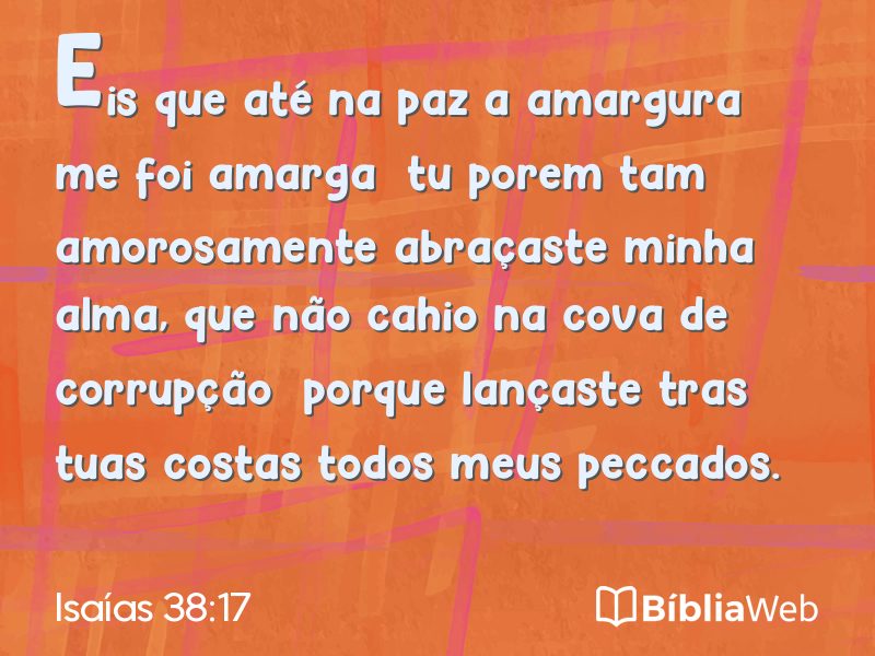 Isaías 38:17 em imagem para compartilhar