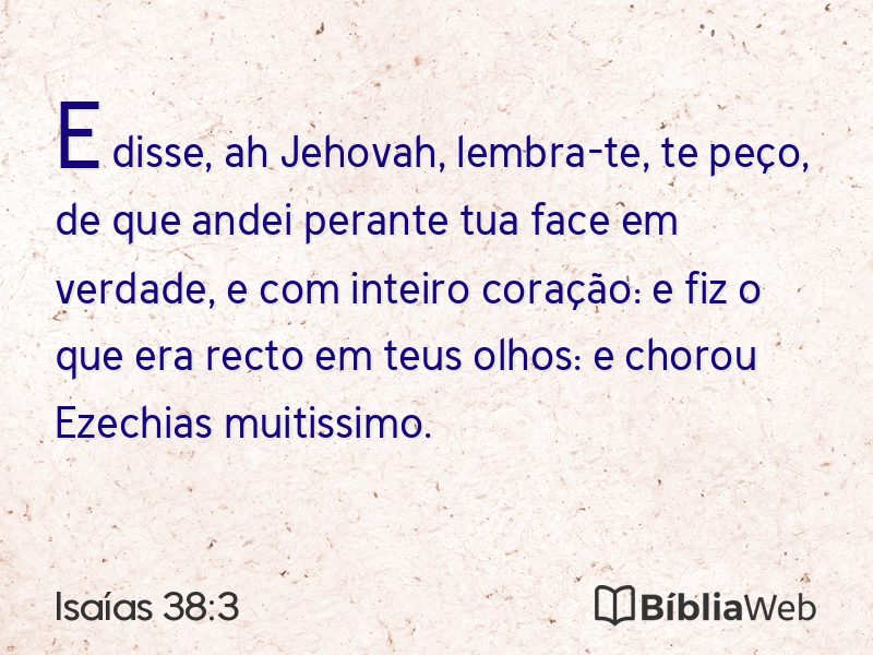 Isaías 38:3 em imagem para compartilhar
