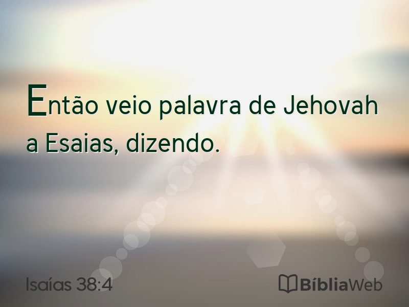 Isaías 38:4 em imagem para compartilhar