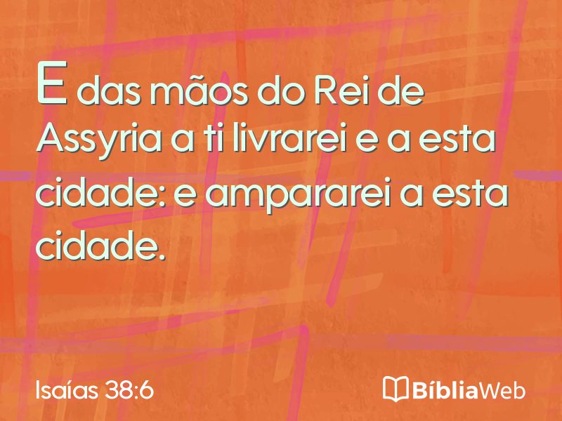 Isaías 38:6 em imagem para compartilhar