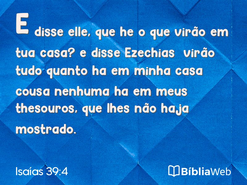 Isaías 39:4 em imagem para compartilhar