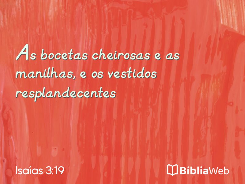 Isaías 3:19 em imagem para compartilhar